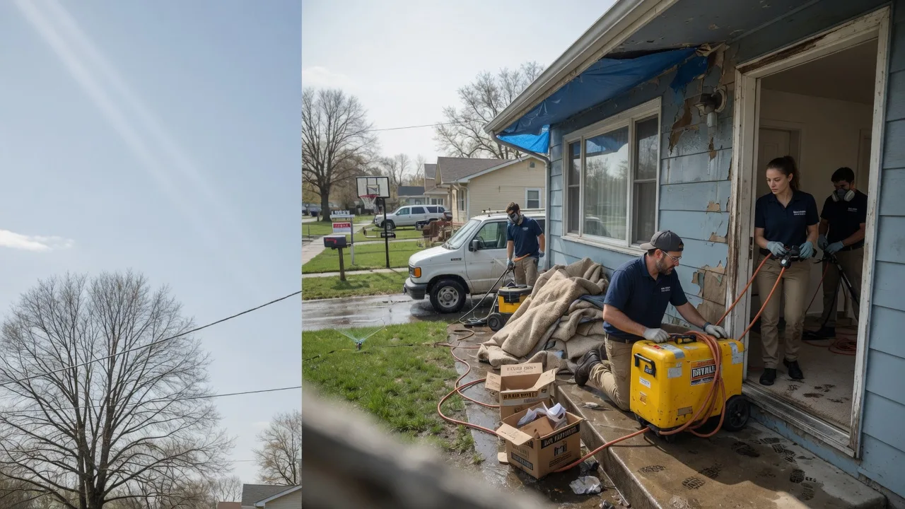 Basement Flood Cleanup in Mount Gilead, OH near me